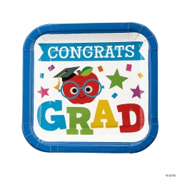 Elementary Graduation Congrats Grad Square 9
